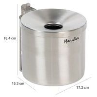 Cendrier mural Manutan - 1.5L - Manutan - Image 7