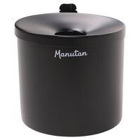 Cendrier mural noir en acier anti-feu avec couvercle étouffoir - 1.5L - Image 7