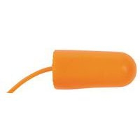 100 paires de Bouchons d'oreilles polyuréthane + cordelette - Orange - Image 4