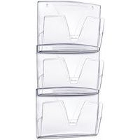 Lot de 3 Corbeilles murales Cristal transparentes - Manutan - Image 5