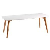 Table basse Marco 110x50 cm haut. 40 cm Chêne/Blanc - Image principale