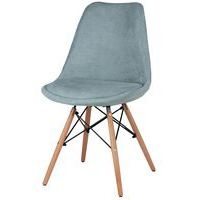 Lot de 4 chaises Lindy pieds bois naturel  Somcasa - Image principale