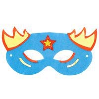 Set 12 masques feutrines à décorer 18x10cm - Image 4