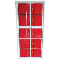 Armoire visitable Omega sans pieds 2 colonnes - Manutan Expert - Image principale