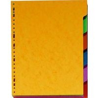 Jeu 6 maxi intercalaires polypropylène 40/100e A4+ 26 x 32 cm - Image principale