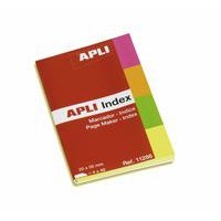 Ensemble de 4 blocs de 40 feuilles marque-pages 20x50 mm assorties repositionnables - Image principale