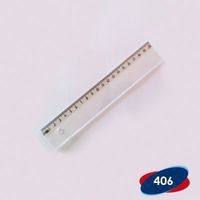 Règle plate plastique étroite 20 cm - Image principale