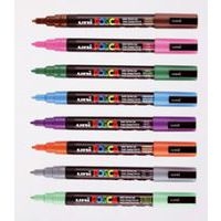 Marqueur POSCA PC3M pointe fine ogive 0,9 -1,5 mm - BLANC - Image principale