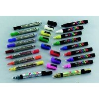 Marqueur POSCA PC5M pointe moyenne ogive 1,8 -2,5 mm - ROUGE - Image principale