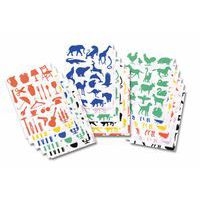 Lot de 36 feuilles gommettes géantes - Image principale