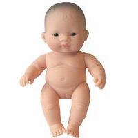 Bébé asiatique fille 21 cm sans cheveux - Image principale