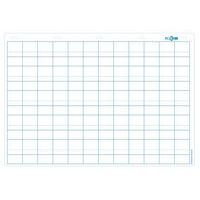 Tableau blanc effaçable à sec 70 x 100 cm - réglure double ligne maternelle - Image principale