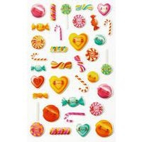 Assortiment de 170 stikers relief à thèmes - Image principale