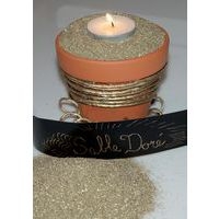 Pot de 100 g de sable coloré - or - Image principale