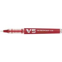 Stylo roller encre liquide Begreen Hi-Tecpoint V5 pointe 0.5 mm - rouge - Image principale