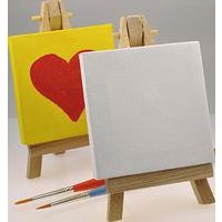 Mini toile à peindre sur châssis - Image principale