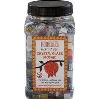 Bocal 750 g mosaïques verre 10x10 mm en couleurs assorties - Image principale