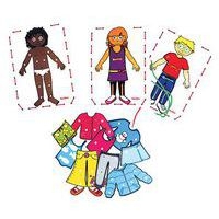 Lot de 3 personnages à habiller - Image principale