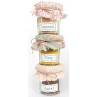 Lot 12 mini pots de confiture avec couvercle métal - Image principale