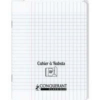 Cahier avec rabats 96 pages seyes, format 17x22 cm Polypropylène - incolore - Image principale