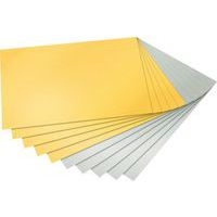 Bloc 10 feuilles carton 21x29.7 cm 300g 5 or 5 argent - Image principale
