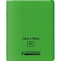 Cahier avec rabats 48 pages Seyes 17x22 cm - Polypropylène vert - Image principale