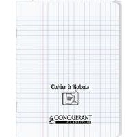 Cahier avec rabats 48 pages Seyes 24x32 cm - Polypropylène incolore - Image principale