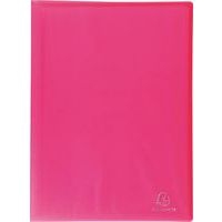 Reliure plastique 40 volets transparents 50 microns - Rose - Image principale