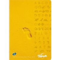 Cahier piqûre 96 pages 24x32 cm seyes super 90g - Jaune - Image principale