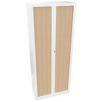 Armoire métal rideaux PVC lame terminale recouverte hauteur 198 cm Acial - Image 2