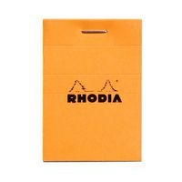 Bloc agrafé orange N 10 5,2x7,5 cm 80 feuillets 5x5 80g - Image principale