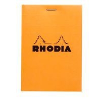 Bloc agrafé orange N 12 8,5x12 cm 80 feuillets 5x5 80g - Image principale