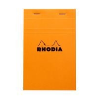 Bloc agrafé orange N 14 11x17 cm 80 feuillets 5x5 80g - Image principale