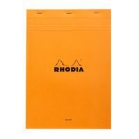Bloc agrafé orange N 18 21x29,7 cm 80 feuillets uni 80g - Image principale