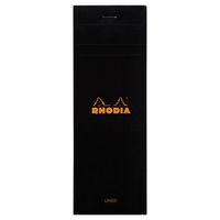 Bloc agrafé noir N 8 7,4x21 cm 80 feuillets 80g - Image principale