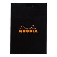 Bloc agrafé noir N 11 7,4x10,5 cm 80 feuillets 5x5 80g - Image principale