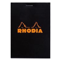 Bloc agrafé noir N 12 8,5x12 cm 80 feuillets 5x5 80g - Image principale