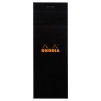 Bloc agrafé noir N 8 7,4x21 cm 80 feuillets 5x5 80g - Image principale