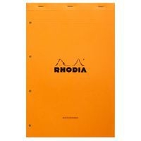 Bloc agrafé orange N 119 audit 21x31,8 cm multicolonnes 80g - Image principale