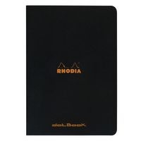Cahier piqué noir dot 21x29,7cm 96 pages non détachables 80g - Image principale