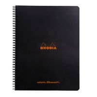 Notebook reliure intégrale noir dot 22,5x29,7 cm 160 pages - Image principale