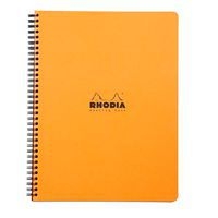 Meeting book reliure intégrale orange A4+, pages imprimées - Image principale