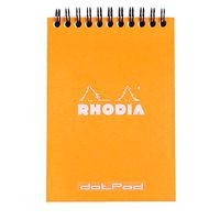 Bloc orange reliure intégrale réglure dot - Rhodia - Image principale