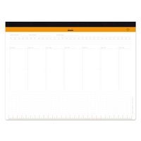 Rhodia sous-main semainier entoilé A4+ 60 feuillets - Image principale