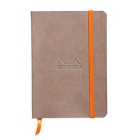 Rhodiarama carnet souple taupe A6 144 pages ligné 90g - Image principale