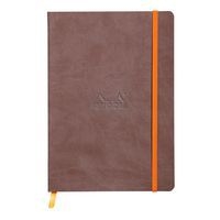Rhodiarama carnet souple chocolat A5 160 pages dot 90g - Image principale
