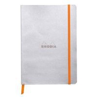 Rhodiarama carnet souple couleur silver A5 160 pages dot 90g - Image principale