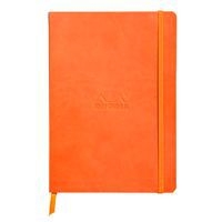 Rhodiarama carnet souple tangerine A5 160 pages ligné 90g - Image principale