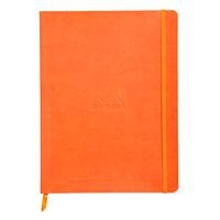 Rhodiarama carnet souple tangerine 19x25cm 160 pages dot 90g - Image principale