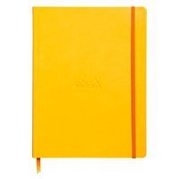 Rhodiarama carnet souple jonquille 19x25 cm papier ivoire - Image principale